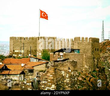 Ankara Castle, Ankara Hauptstadt der Türkei Stockfoto