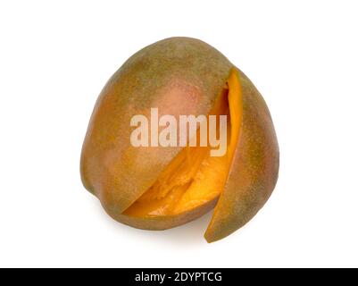 Geschnitten Mango Frucht, natürliche Optik Stockfoto