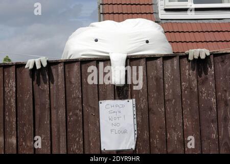 Goostrey Scarecrow Festival Stockfoto