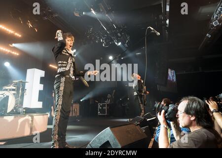 Die Band Hives tritt am 16. Juli 2013 beim Montreux Jazz Festival in Montreux, Schweiz, auf. Foto von Loona/ABACAPRESS.COM Stockfoto