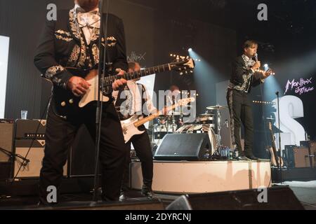 Die Band Hives tritt am 16. Juli 2013 beim Montreux Jazz Festival in Montreux, Schweiz, auf. Foto von Loona/ABACAPRESS.COM Stockfoto