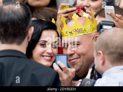 Katy Perry nimmt an der Los Angeles Premiere von 'The Schlümpfe 2' im Regency Village Theater in Los Angeles, CA, USA, am 28. Juli 2013 Teil. Foto von Lionel Hahn/ABACAPRESS.COM Stockfoto