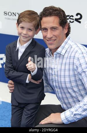 Jacob Tremblay, Columbia Pictures Premiere für die Schlümpfe 2 im Regency Village Theater in Los Angeles, CA, USA, 28. Juli 2013. (Bild: Jacob Tremblay). Foto von Baxter/ABACAPRESS.COM Stockfoto