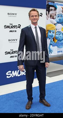 Neil Patrick Harris, Columbia Bilder Premiere für die Schlümpfe 2 im Regency Village Theater in Los Angeles, CA, USA, 28. Juli 2013. (Im Bild: Neil Patrick Harris). Foto von Baxter/ABACAPRESS.COM Stockfoto