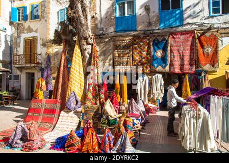 Markt in Essaouira, Maroc Stockfoto