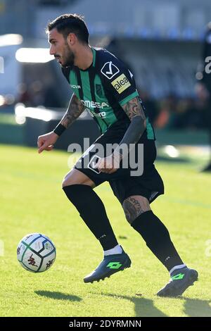 Frosinone, Ita. Dezember 2020. Nicola Falasco von PordenoneFrosinone V Pordenone, Serie B, Fußball, Rom, Italien - 27-12-2020 Kredit: Unabhängige Fotoagentur/Alamy Live Nachrichten Stockfoto