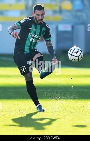 Frosinone, Ita. Dezember 2020. Nicola Falasco von Pordenone, Frosinone V Pordenone, Serie B, Fußball, Rom, Italien - 27-12-2020 Credit: Independent Photo Agency/Alamy Live News Stockfoto