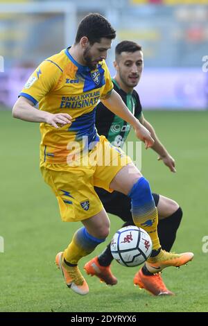 Frosinone, Ita. Dezember 2020. Andrea Beghetto von Frosinone, Frosinone V Pordenone, Serie B, Fußball, Rom, Italien - 27-12-2020 Credit: Independent Photo Agency/Alamy Live News Stockfoto