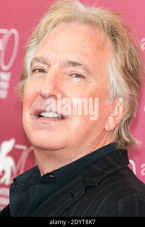 Alan Rickman beim 'Une Promesse' Photocall während des 70. Internationalen Filmfestivals von Venedig am 4. September 2013 im Palazzo del Casino in Venedig, Italien. Foto von Nicolas Genin/ABACAPRESS.COM Stockfoto