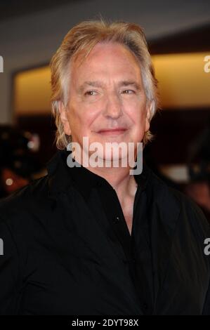 Alan Rickman bei der Premiere der "Une Promesse" während des 70. Internationalen Filmfestivals von Venedig (Mostra), auf der Insel Lido in Venedig, Italien, am 04. September 2013. Foto von Aurore Marechal/ABACAPRESS.COM Stockfoto