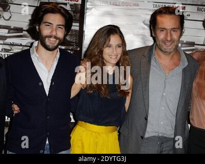 Julien Leclercq, Tahar Rahim, Melanie Bernier, Gilles Lellouche Raphaelle Agogue bei der Premiere von 'Gibraltar' am 09. September 2013 im UGC Les Halles in Paris, Frankreich. Foto von Jerome Domine/ABACAPRESS.COM Stockfoto