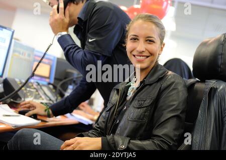 Emilie Gassin nimmt am BGC Charity Day Teil, um dem Gedenken an die 658 im WTC am 11. September 2001 getöteten BGC-Mitarbeiter zu Ehren, die am 11. September 2013 in Aurel BGC in Paris, Frankreich, abgehalten wurden. Foto von Alban Wyters/ABACAPRESS. KOM Stockfoto