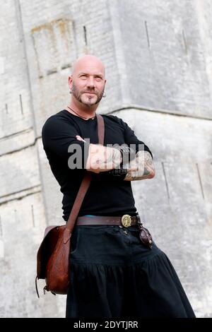 Luc Arbogast, The Voice, am 12. September 2013 beim 15. Festival der Fernsehliteratur in La Rochelle, Westfrankreich. Foto von Patrick Bernard/ABACAPRESS.COM Stockfoto