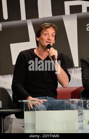 Pierre Palmade bei der jährlichen Pressekonferenz zur Pariser Premiere am 16. September 2013 in Paris, Frankreich. Foto von Nicolas Briquet/ABACAPRESS.COM Stockfoto