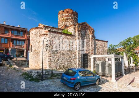 Kirche des Heiligen Johannes des Täufers, alte Stadt Nessebar, Nessebar, Nessebar, Burgas Provinz, Bulgarien, Südosteuropa, Europa Stockfoto