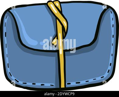 Blaue Wand, Illustration, Vektor auf weißem Hintergrund. Stock Vektor