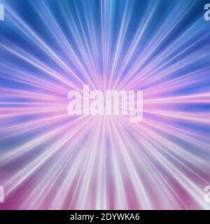 Ein abstraktes Bewegungsunschärfe-Burst-Hintergrundbild. Stockfoto