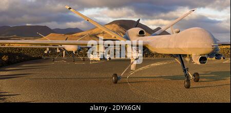 General Atomics MQ-9 Reaper Drohne Stockfoto