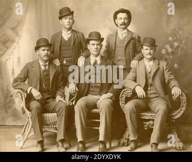 Butch Cacsidy und das Sundance Kid mit dem Wild Bunch Stockfoto