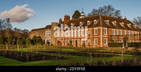 Hall Place, Bexley.in. Dezember. Stockfoto