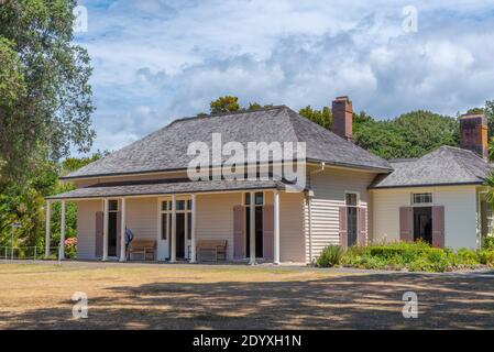 Vertragshaus in Waitangi Vertragsgelände in Neuseeland Stockfoto