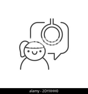 Aerobic-Studio Farbliniensymbol. Piktogramm für Webseite, mobile App, Promo. Stock Vektor