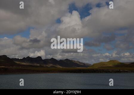 Krysuvik auf der Halbinsel Reykjanes in Island Stockfoto