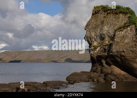 Krysuvik auf der Halbinsel Reykjanes in Island Stockfoto