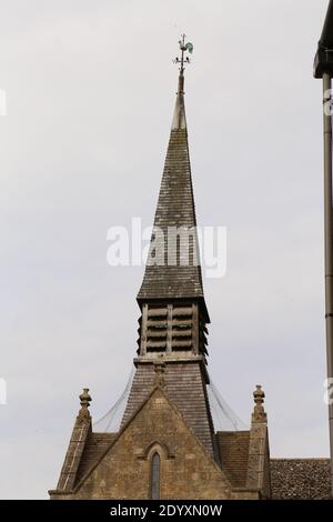 Diese Bilder wurden in den Cotswolds aufgenommen und konzentrieren sich auf die alte Architektur und die historischen Gebäude rund um Kultstätten und Gedenkstätten. Stockfoto