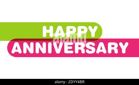 Illustration von Happy Anniversary Celebration Vektor. Stock Vektor