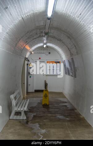 Tunnel zum Durie Hill Elevator in Whanganui, Neuseeland Stockfoto