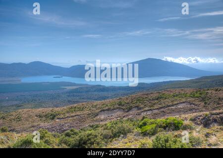 See Rotoaira in Neuseeland Stockfoto