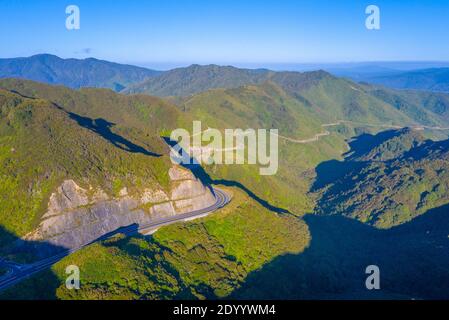 Rimutaka Überfahrt auf der Nordinsel von Neuseeland Stockfoto