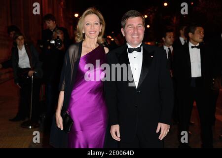 Charles H. Rivkin und seine Frau Susan Tolson besuchen Ralph Lauren Collection Show und privates Dinner im Les Beaux-Arts in Paris, Frankreich, am 8. Oktober 2013. Foto von Nicolas Briquet/ABACAPRESS.COM Stockfoto