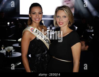 Marine Lorphelin und Sylvie Tellier nehmen an den Invictus Awards Teil, die am 24. Oktober 2013 in Yoyo in Paris, Frankreich, verliehen wurden. Foto von Jerome Domine/ABACAPRESS.COM Stockfoto