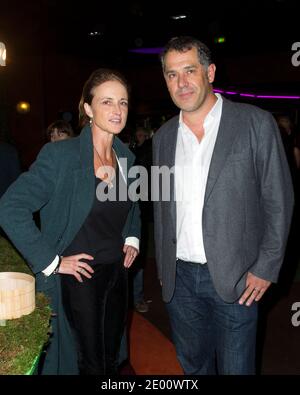 Marie-Laure de Villepin und Luc Jacquet bei der Premiere für den Film Il etait Une Foret im Cinema Gaumont Marignan in Paris, Frankreich am 5. November 2013. Foto von Laurent Zabulon/ABACAPRESS.COM Stockfoto