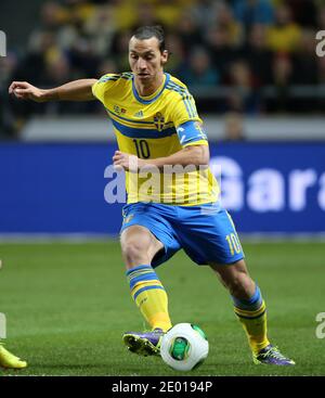 Zlatan Ibrahimovic, Schweden während des WM 2014-Qualifikationsspiels der zweiten Etappe zwischen portugal und Schweden am 19. November 2013 in der Friends Arena in Solna bei Stockholm. Foto von Giuliano Bevilacqua/ABACAPRESS.COM Stockfoto