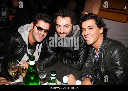 Jamel Debbouze, Nader Boussandel und Tewfik Jallab beim Prix Fooding 2014 im 'Cirque d'hiver' in Paris, Frankreich am 25. November 2013. Foto von Jerome Domine/ABACAPRESS.COM Stockfoto