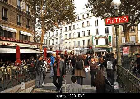 FRANKREICH / Iie-de-France/Paris/ Bastille-Platz. Stockfoto