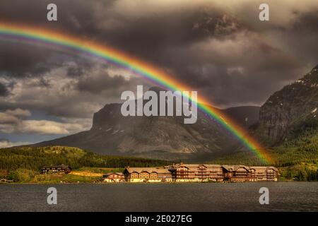 Der Glacier National Park hat so viel Schönheit. Da ich schon viele Male in der gleichen Gegend war, sah es auch schon ein wenig anders aus. Es kann die Meere sein Stockfoto