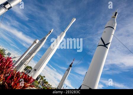 Merritt Island, FL, USA - 26. Dezember 2020: Kennedy Space Center Visitor Complex Merritt Island Florida Stockfoto