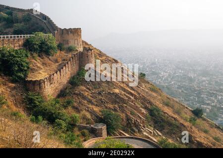 Nahargarh Fort Ruinen in Jaipur, Indien Stockfoto