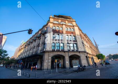 Gran Hotel Ciudad de Mexico an der Avenida 16 de Septiembre neben dem Zocalo Constitution Square, Mexico City CDMX, Mexiko. Stockfoto