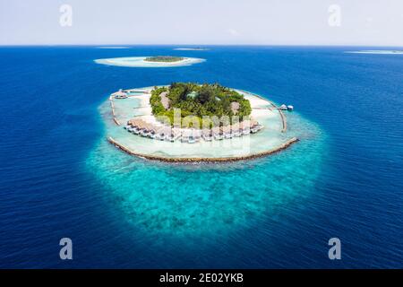 Urlaub Insel Kuda Rah, Ari Atoll, Indischer Ozean, Malediven Stockfoto