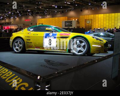 Nurburgring Racing Aston Martin auf der London Motor Show London England UK 2006 Stockfoto