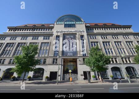 KaDeWe, Tauentzienstrasse, Schöneberg, Berlin, Deutschland Stockfoto