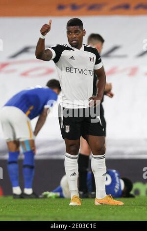 London, Großbritannien. Dezember 2020. Ivan Cavaleiro von Fulham in Aktion während des Premier League-Spiels zwischen Fulham und Brighton und Hove Albion im Craven Cottage, London, England am 16. Dezember 2020. Foto von Ken Sparks. Nur redaktionelle Verwendung, Lizenz für kommerzielle Nutzung erforderlich. Keine Verwendung bei Wetten, Spielen oder Veröffentlichungen einzelner Vereine/Vereine/Spieler. Kredit: UK Sports Pics Ltd/Alamy Live Nachrichten Stockfoto