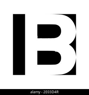 Einfache elegante Logo Buchstabe B, Vektor Premium-Business-Logo Buchstabe b, Grafik alphabetisches Symbol Business Corporate Identity Stock Vektor