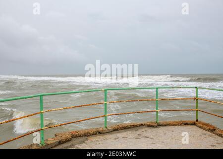 Blick auf Lido di Ostia, am Stadtrand von Rom, Italien Stockfoto