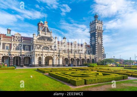 Bahnhof in Dunedin, Neuseeland Stockfoto